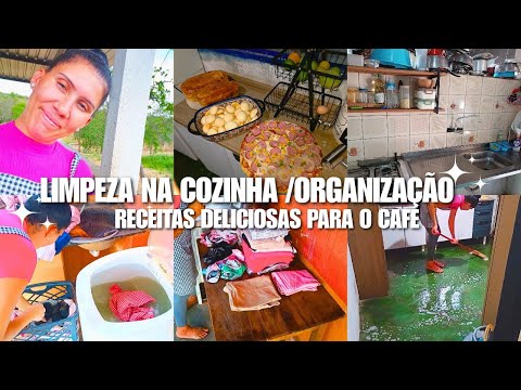 LIMPEZA NA COZINHA ORGANIZAÇÃO RECEITAS DELICIOSAS VLOG DO MEU DIA