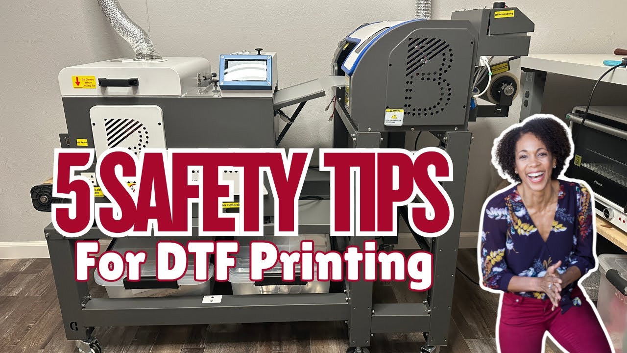 5 Safety Tips For DTF Printing #dtfprinter #dtfprinting #dtfsafety