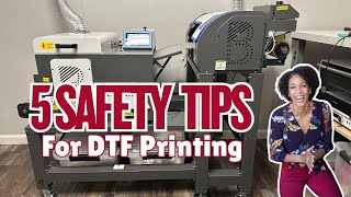 5 Safety Tips For DTF Printing #dtfprinter #dtfprinting #dtfsafety