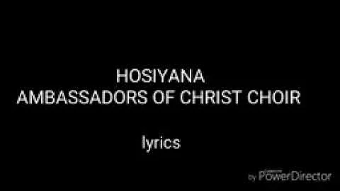 Hosiyana with lyrics