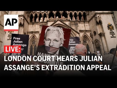 LIVE: Outside London court as Julian Assange’s lawyers appeal against his extradition