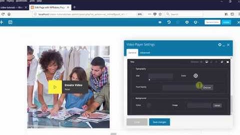 Video Player element - XTRA WordPress Theme