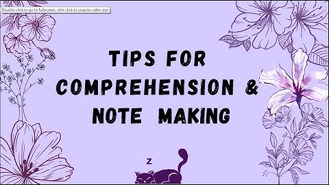 IGCSE ESL Tips for Comprehension and Note making | ESL P2