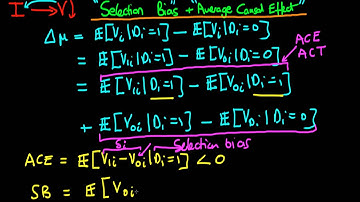 57 - Causation in econometrics - selection bias and average causal effect
