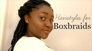 Hairstyles for Box Braids