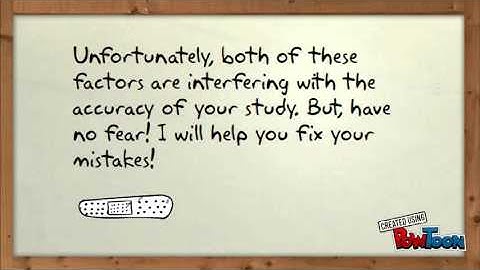 Threat to Validity: Selection