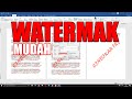 Cara Membuat Watermak Di Microsoft Word