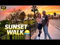 Antalya Golden Hour: Sunset Walk at Lara Coastal Park (4k)