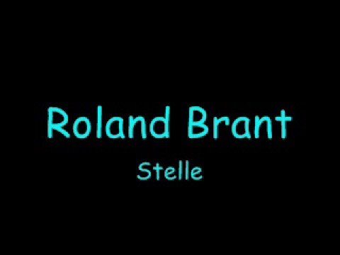 STELLE - ROLAND BRANT