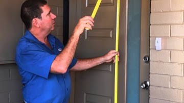 How To Measure Hinged Security Doors
