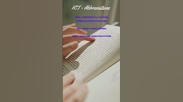 ICT  - Abbreviations 2 | UGC NET PAPER 1 | Mc Graw Hill