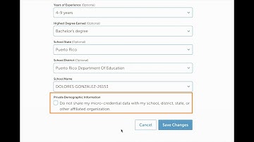 Micro-credentials: Completing your profile