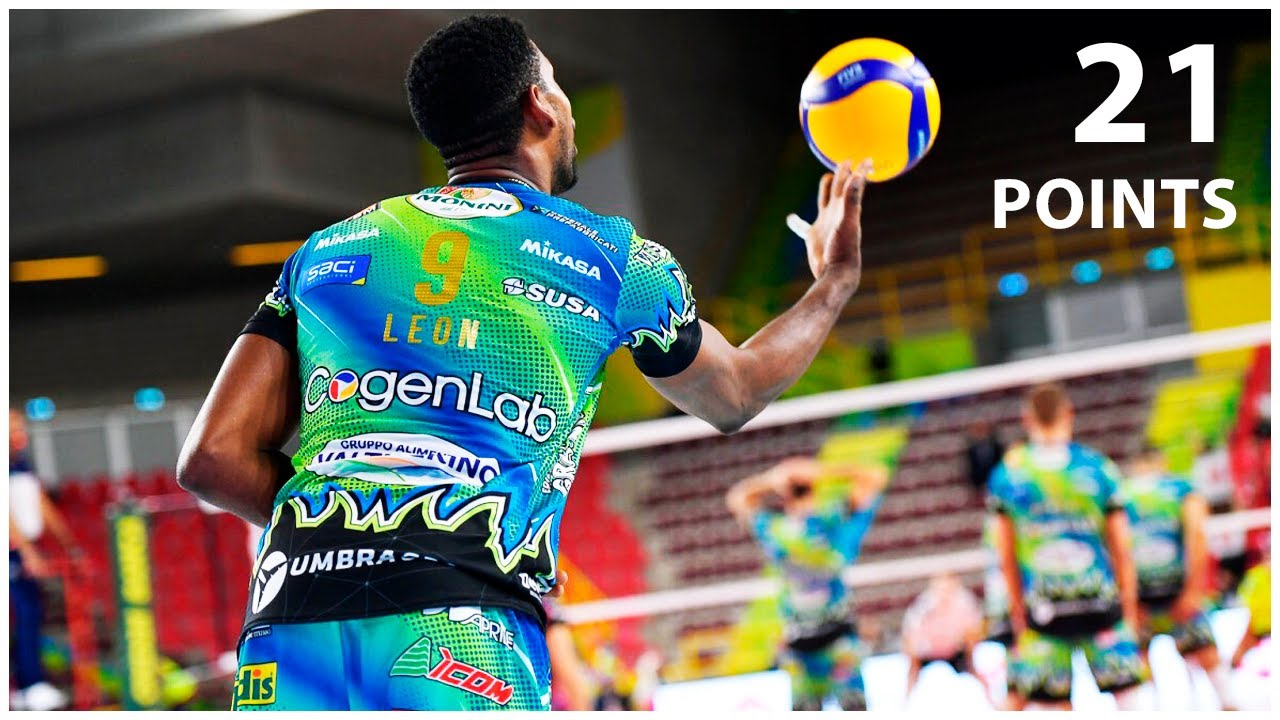 Wilfredo LEON destroyed Trentino | 21 Points | Highlgihts | Italian Superliga | HD