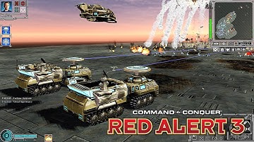 Red Alert 3 Armor Rush MOD Allies Hawkeye | Powerful Time Stop Sigma Harmonizer