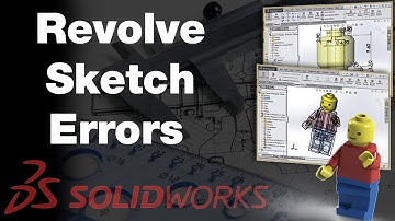 Solidworks Revolve Error - "The Sketch is open, self-intersecting or intersects the centreline"