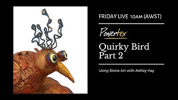 QUIRKY BIRD ALTERED BOTTLE Pt 2