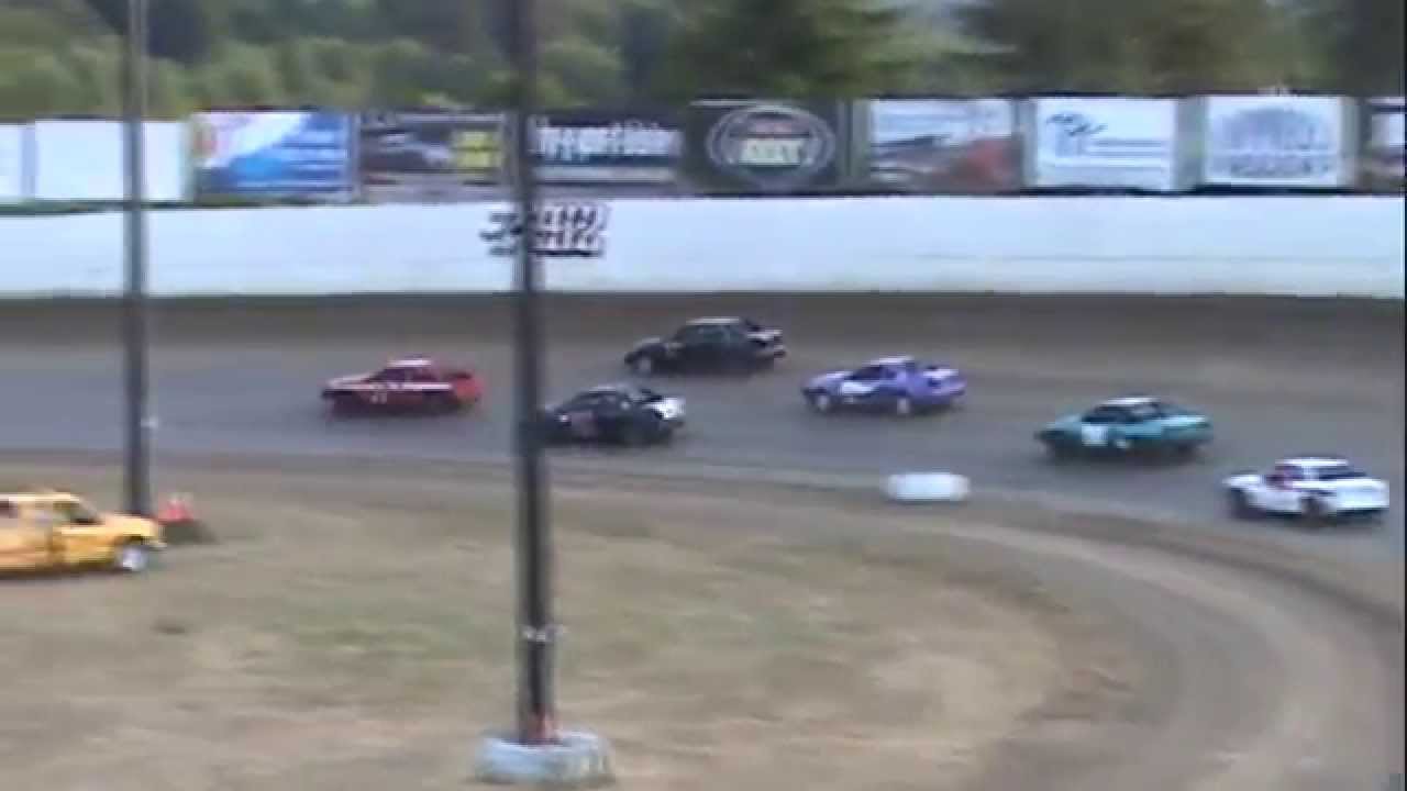 Grays Harbor Raceway, June 20, 2015, Outlaw Tuners Heat Race YouTube