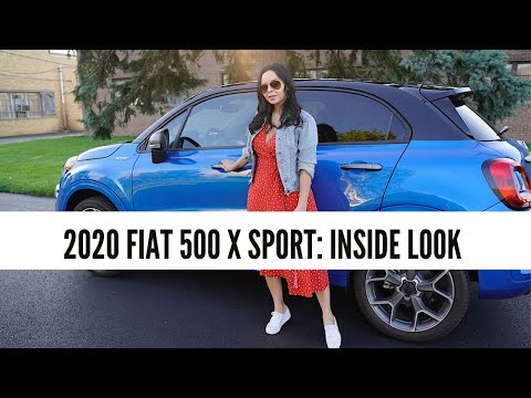 2020 Fiat 500 x sport: Inside Look