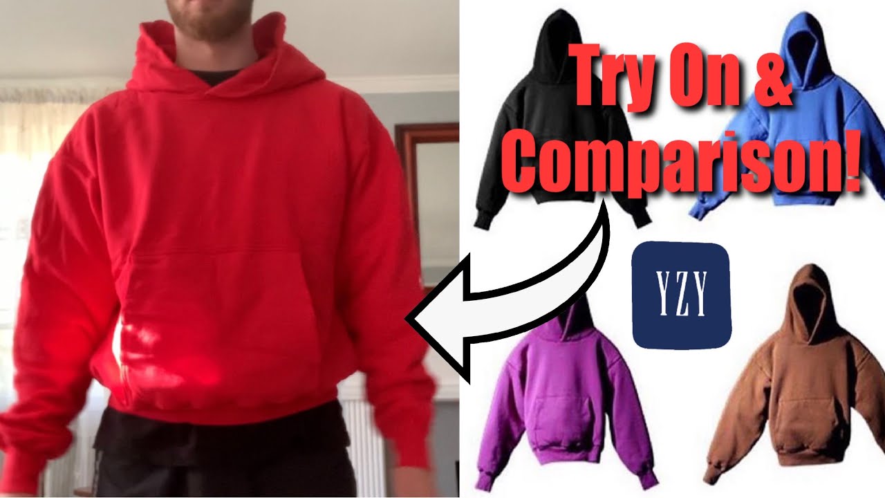 Yeezy Gap Hoodie Review & Comparison/Sizing! - YouTube