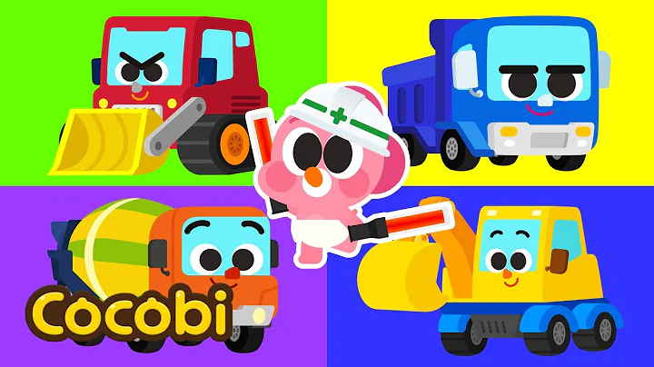 Five Big Baby Machines Build a Town!😍 Songs for Kids | Cocobi