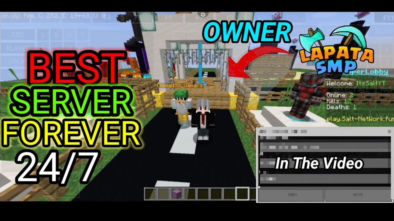 💰 Join Best Lifesteal Public Smp Server For Minecraft 🎊 | Java + PE ...