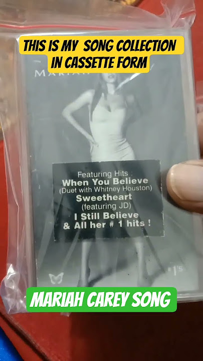 THIS IS MY CASSETTE COLLECTION MARIAH CAREY BEST ALL ALBUM