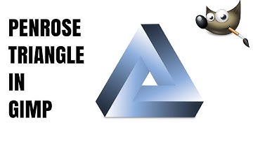 Hoe je de Penrose-driehoek in Gimp maakt