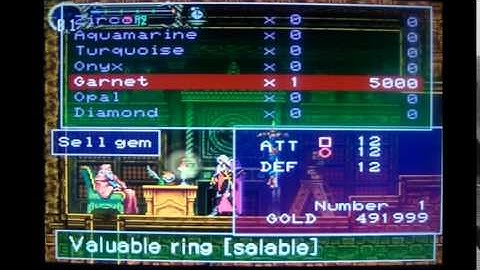 Castlevania SOTN: the Classic Money Glitch