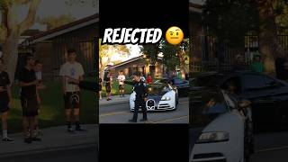 BUGATTI REJECTED BY COP AT CAR MEET😂…