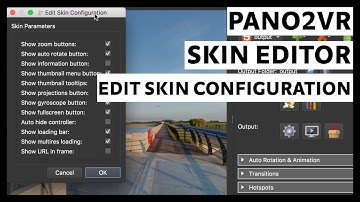 Skin Editor -- Skin Configuration Button -- Pano2VR