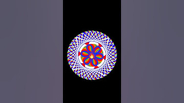 Spirograph 21 |Creating Spirograph |#art #animation#mathematics#satisfying #Adhd #cricket #live