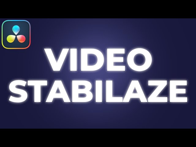 How To Stabilize Video In Davinci Resolve 18 Tutorial class=