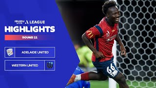 Adelaide United vs Western United highlights - Round 22, 2023/24 season