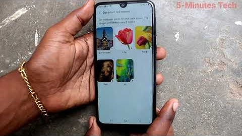 How to make lock screen wallpaper changing automatically in Samsung Galaxy M31