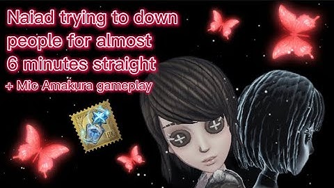 Kiting Naiad for almost 5 min as Perfumers Crossover Skin “Mio Amakura”| Identity V x Project Zero