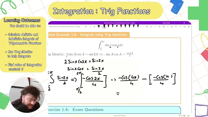 Integration LCHL : Trig Integrals