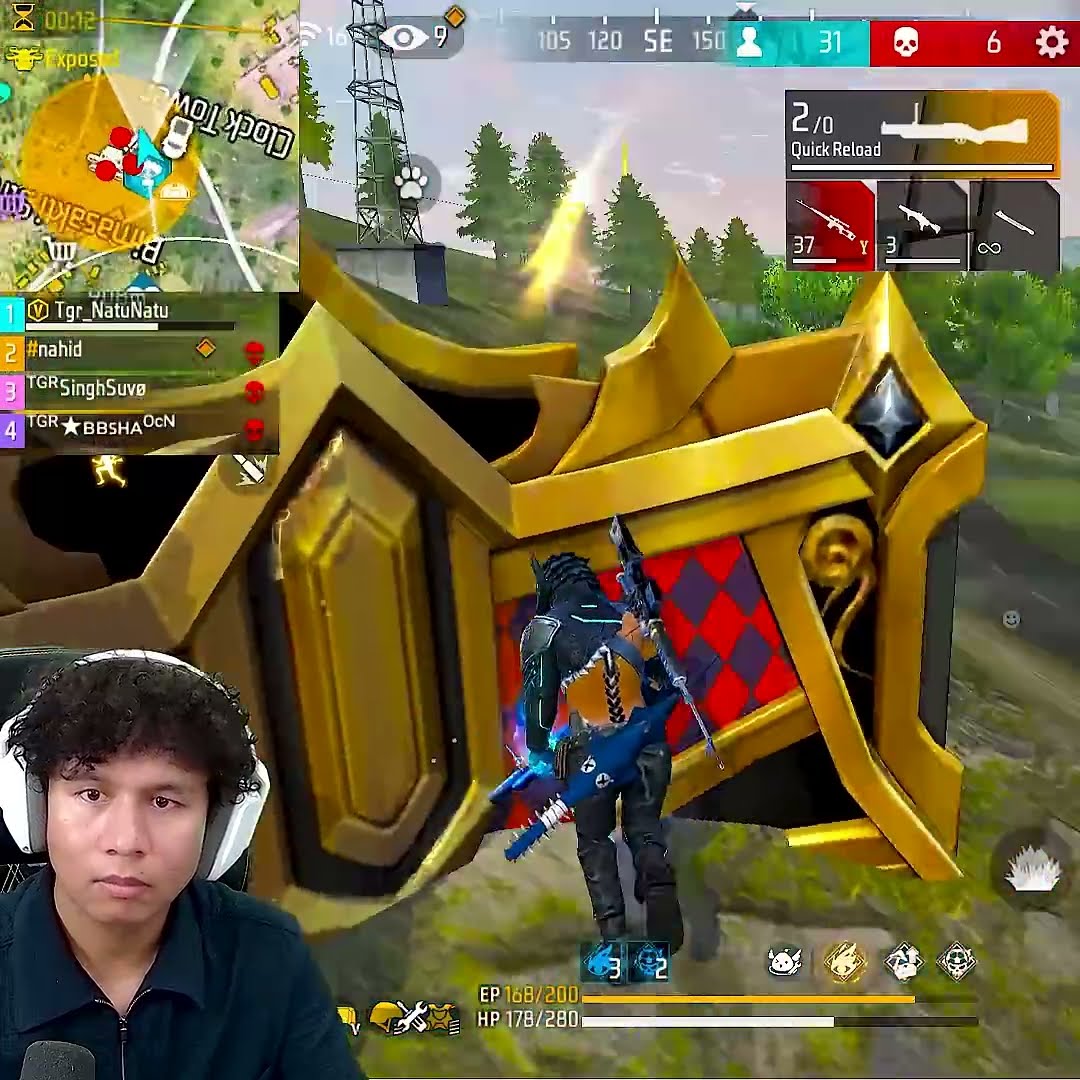 Master of All Guns in Free Fire ? #shorts #tondegamer