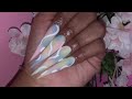 STILETTO TIE DYE NAILS 