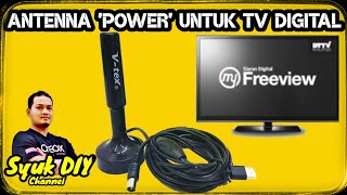 Antenna Power Untuk TV Digital | Freeview | Mytv