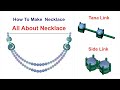 How To Make Necklace WIth Side Link Tana Link Matrix 8 Jewellery Design (Unity Institute Surat)