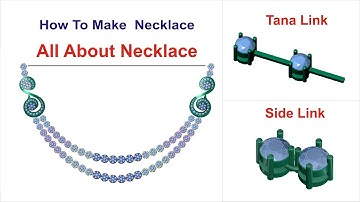 How To Make Necklace WIth Side Link Tana Link Matrix 8 Jewellery Design (Unity Institute Surat)