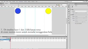 tutorial pembuatan animasi bola bergerak menggunakan adobe flash CS6