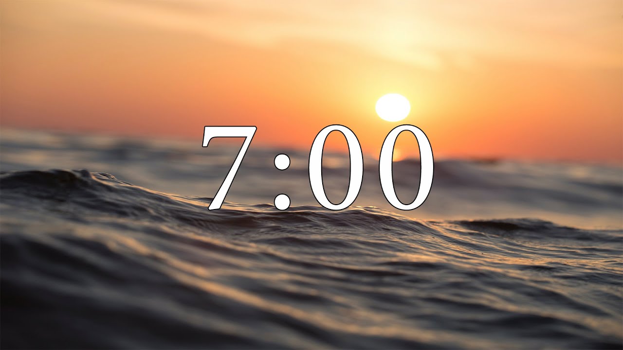 7 Minute Timer Calm and Relaxing Music YouTube