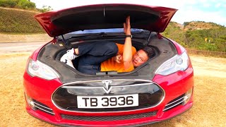ПРАВДА О ТЕСЛА! ОБЗОР Tesla Model S! #shorts