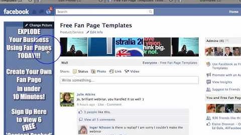 Facebook Iframe Fan Page - Customizing a Facebook Page - Manage Admins (Video 9)