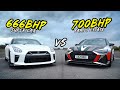 SO CLOSE! 666BHP NISSAN GTR VS 700BHP AUDI RS6 - OG BATTLES!