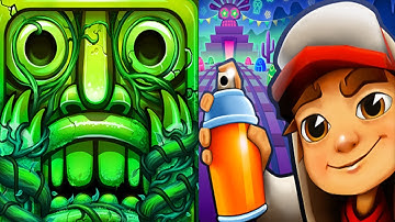 Temple Run 2 Lost Jungle VS Subway Surfers Mexico Android iPad iOS Gameplay HD