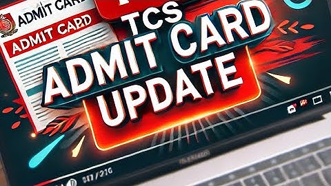 TCS NQT Admit Card Update  2025 #tcs #admitcard