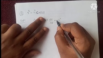 Polar subtangent and subnormal|Polar coordinates|Lecture 6