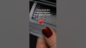 To Make $100/Month in Dividends...
